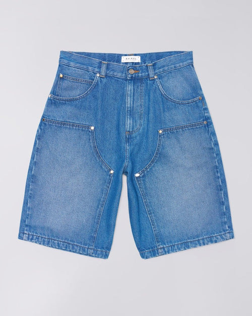 Edwin - Double Knee Worker Short - Blue-Pantalons et Shorts-I036454