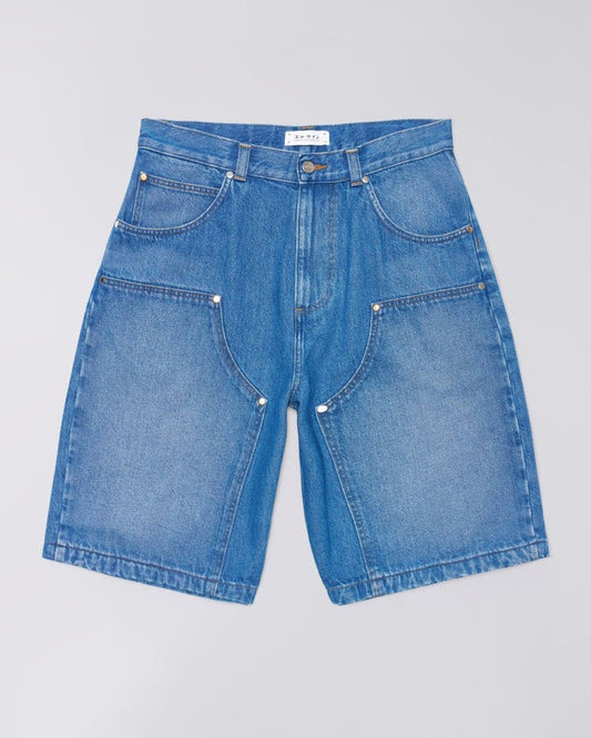 Edwin - Double Knee Worker Short - Blue-Pantalons et Shorts-I036454