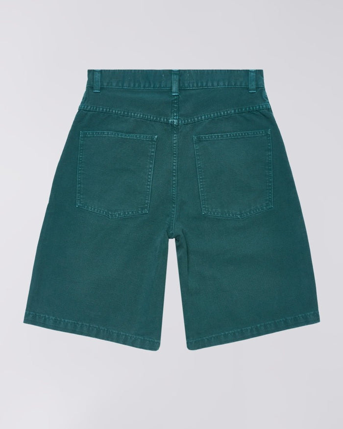 Edwin - Double Knee Worker Short - Mediterranea green-Pantalons et Shorts-I036469