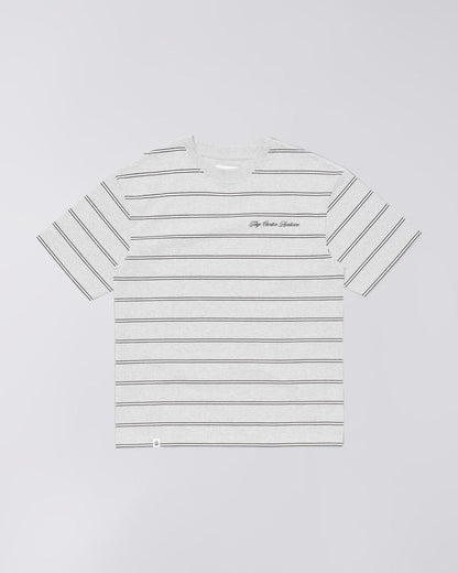 Edwin - T-shirt Bolton - Grey Marl/White-T-shirts-I035000