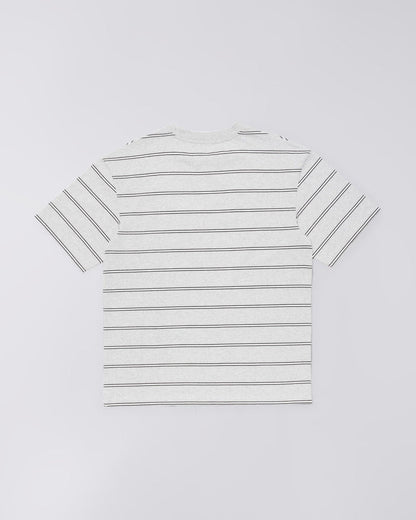 Edwin - T-shirt Bolton - Grey Marl/White-T-shirts-I035000