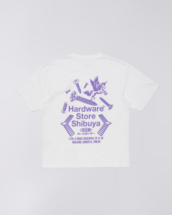 Edwin - T-shirt Hardware Store Shibuya - White-T-shirts-I036639