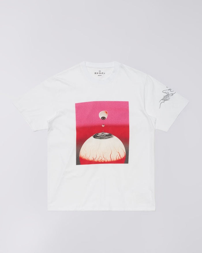 Edwin - T-shirt Hold My Gaze - White-T-shirts-I036582