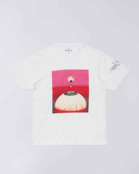 Edwin - T-shirt Hold My Gaze - White-T-shirts-I036582