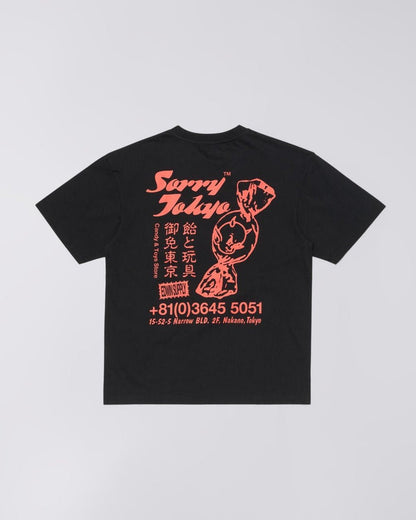 Edwin - T-shirt Sorry Tokyo - Black-T-shirts-I036640