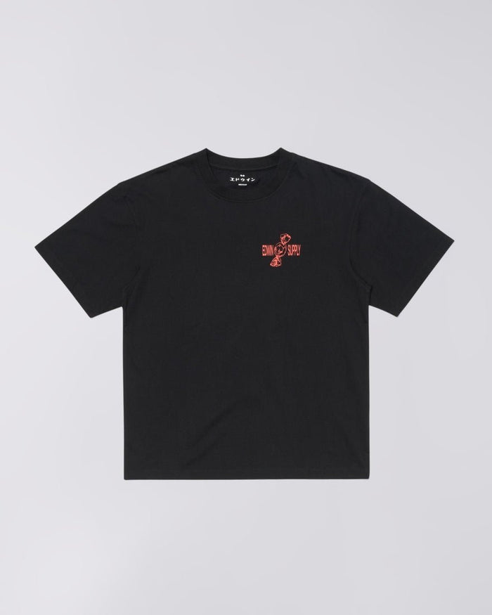 Edwin - T-shirt Sorry Tokyo - Black-T-shirts-I036640