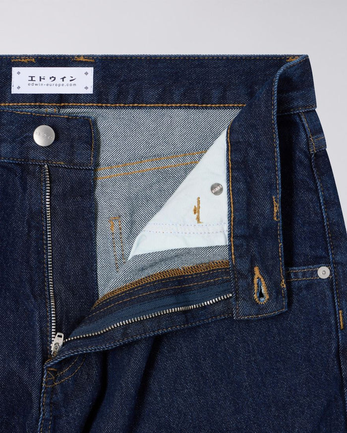 Edwin - Tyrell Pant - Blue Dark Marble Wash - Pantalons et Shorts -