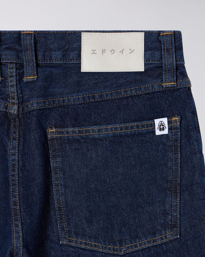 Edwin - Tyrell Pant - Blue Dark Marble Wash - Pantalons et Shorts -