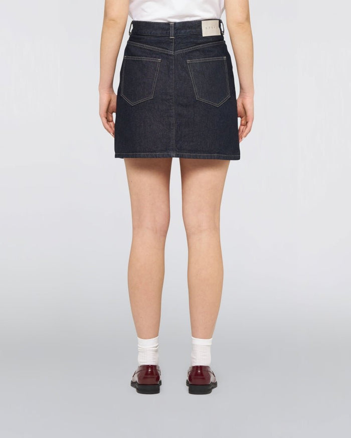 Edwin - W' Palma Skirt - Blue Rinsed-Jupes et Pantalons-I036449