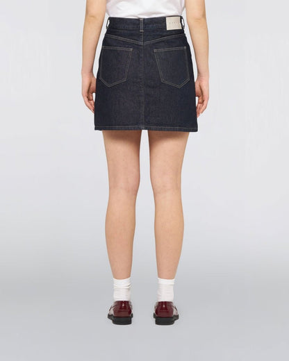 Edwin - W' Palma Skirt - Blue Rinsed-Jupes et Pantalons-I036449