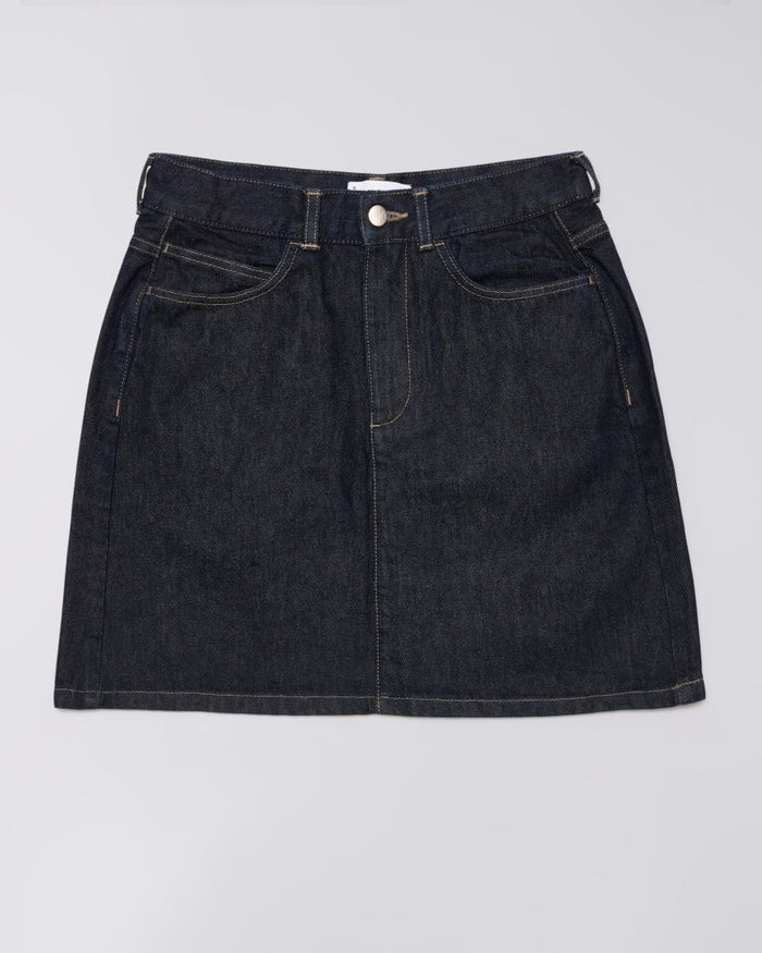 Edwin - W' Palma Skirt - Blue Rinsed-Jupes et Pantalons-I036449