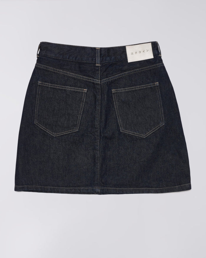 Edwin - W' Palma Skirt - Blue Rinsed-Jupes et Pantalons-I036449