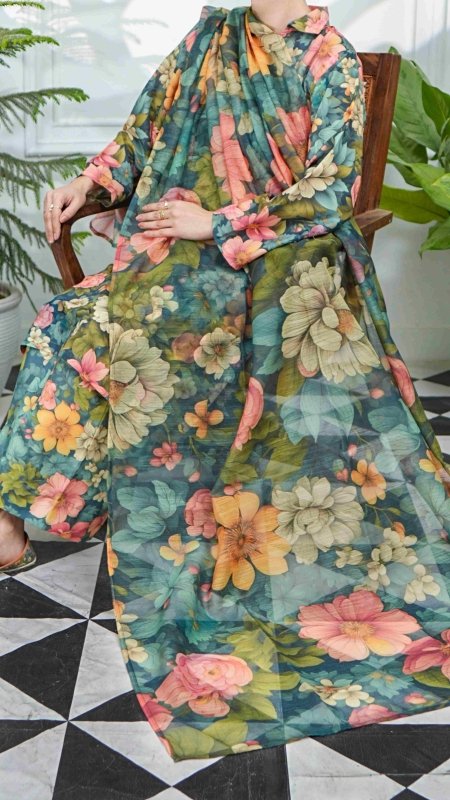 Floral Sonata Stitched X KHUSSA (COMBO SET)