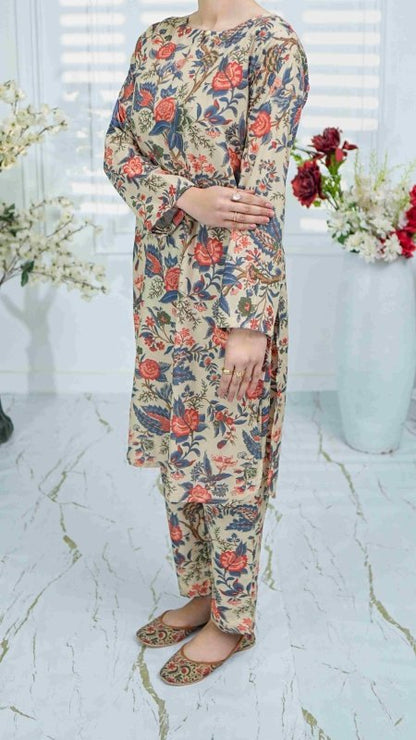Floral Symphony Stitched X KHUSSA (COMBO SET)