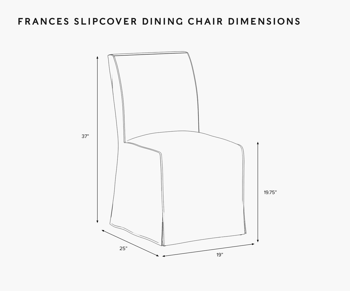 Frances Slipcover Dining Chair - Hawthorne