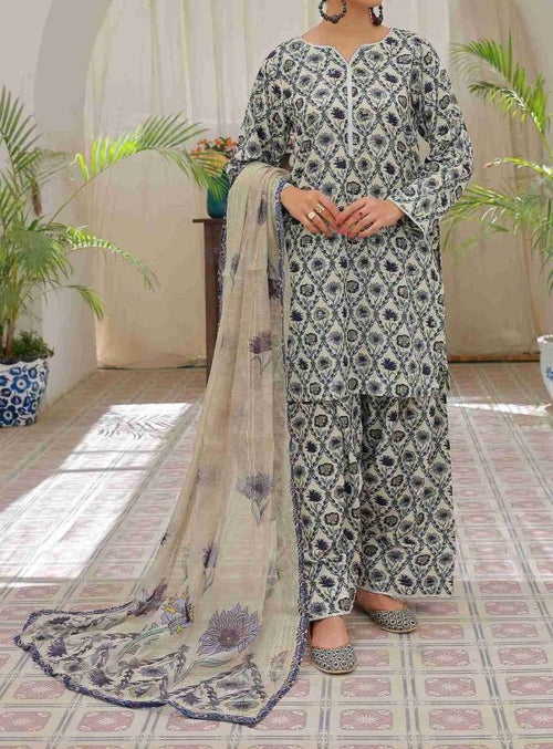 Frosted Florals (Farshi Shalwar) Stitched X KHUSSA (COMBO SET)