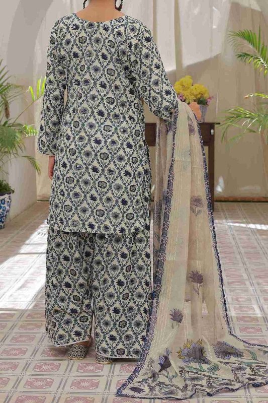 Frosted Florals (Farshi Shalwar) Stitched X KHUSSA (COMBO SET)