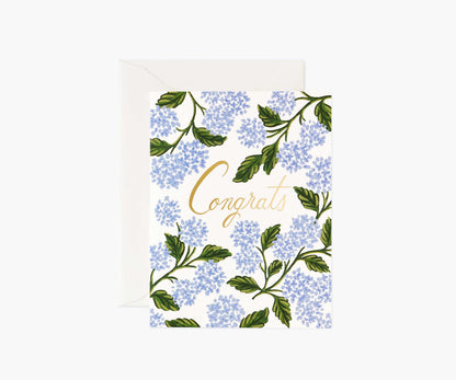 Hydrangea Congrats Cards - Boxed Set