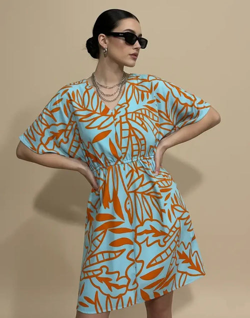 GIVO PRINTED DRESS