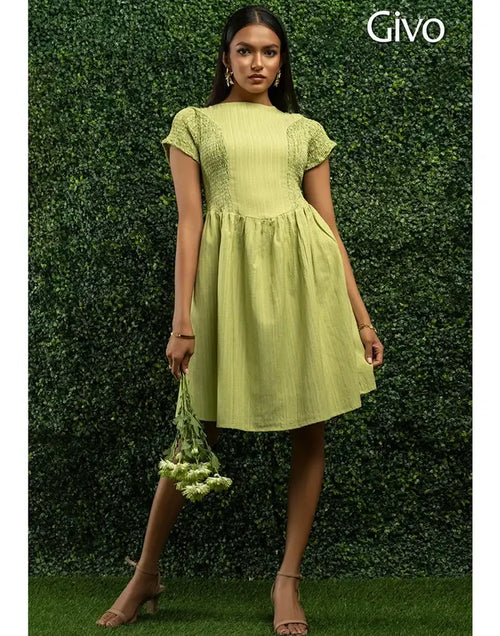 GIVO SMOKED DRESS