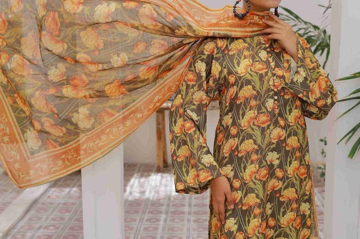 Harvest Petals UnStitched X KHUSSA (COMBO SET)