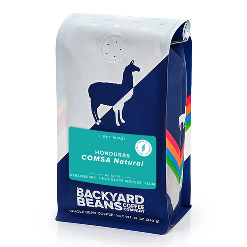 Image of Honduras COMSA Natural coffee retail bag