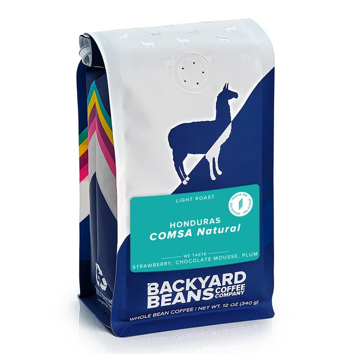 Image of Honduras COMSA Natural coffee retail bag
