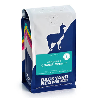 Image of Honduras COMSA Natural coffee retail bag