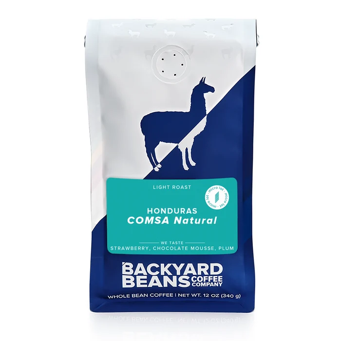 Image of Honduras COMSA Natural coffee retail bag