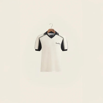 House Of Sunny - VOL25170 Keepers Knit Polo - Oat - T-shirts - VOL25170