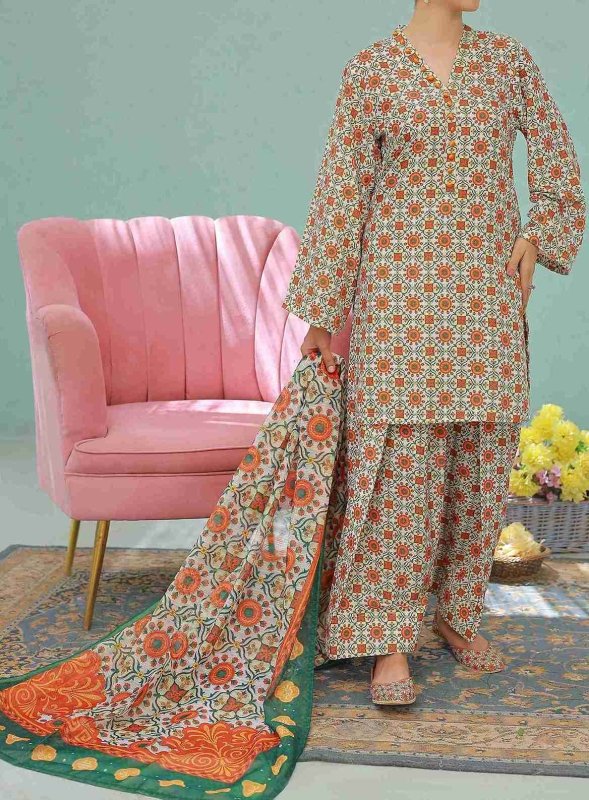 Ivory Garden (Farsh Shalwar) Stitched X KHUSSA (COMBO SET)