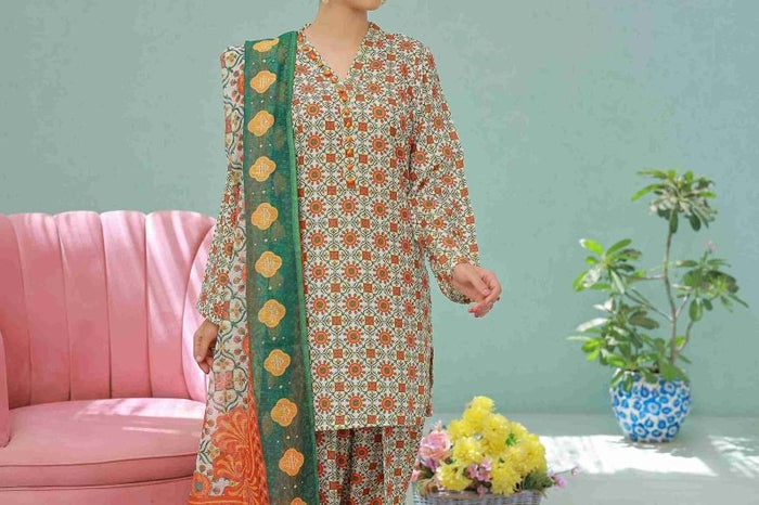 Ivory Garden (Farsh Shalwar) Stitched X KHUSSA (COMBO SET)