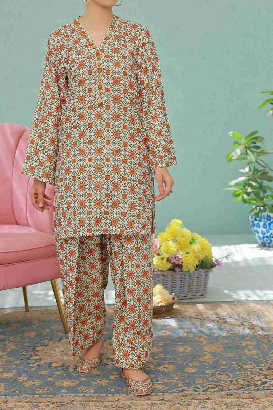 Ivory Garden (Farsh Shalwar) Stitched X KHUSSA (COMBO SET)