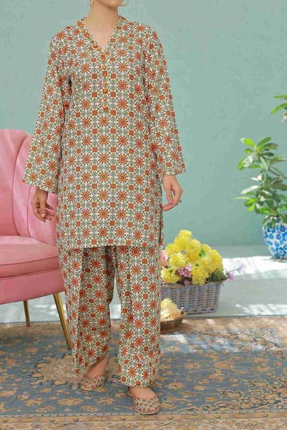 Ivory Garden (Farsh Shalwar) Stitched X KHUSSA (COMBO SET)