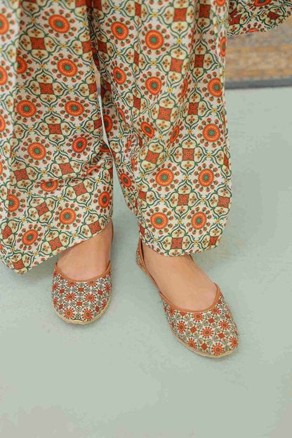 Ivory Garden (Farsh Shalwar) Stitched X KHUSSA (COMBO SET)