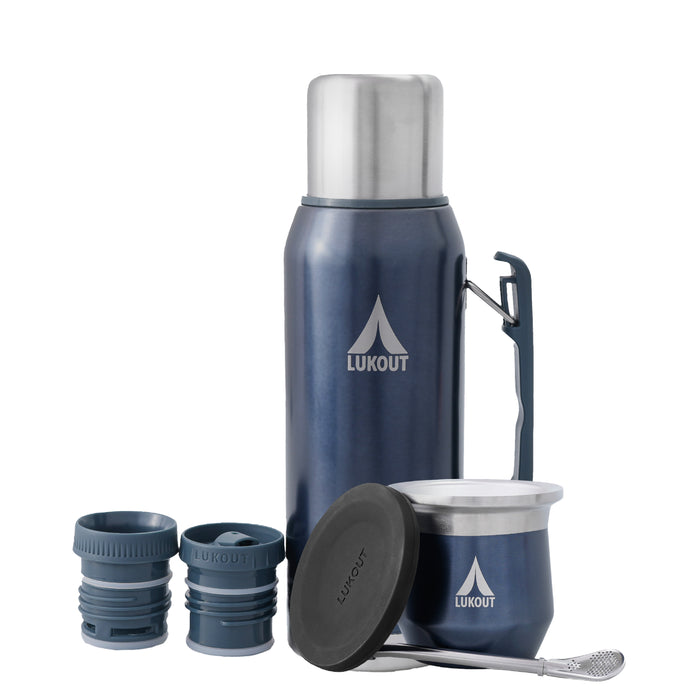 Kit Termo FlowOut 1000 ml + Mate 170 ml