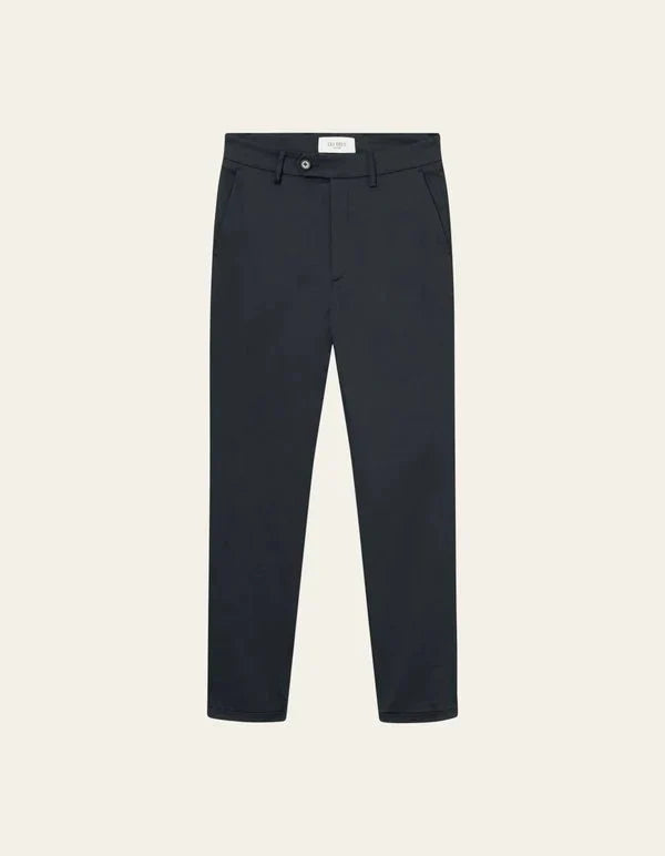 Les Deux - Como Cotton Suit Pants - Dark Navy-Pantalons et Shorts-LDM510125