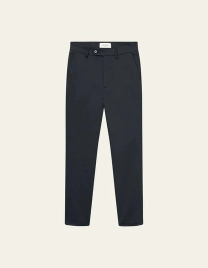 Les Deux - Como Cotton Suit Pants - Dark Navy-Pantalons et Shorts-LDM510125