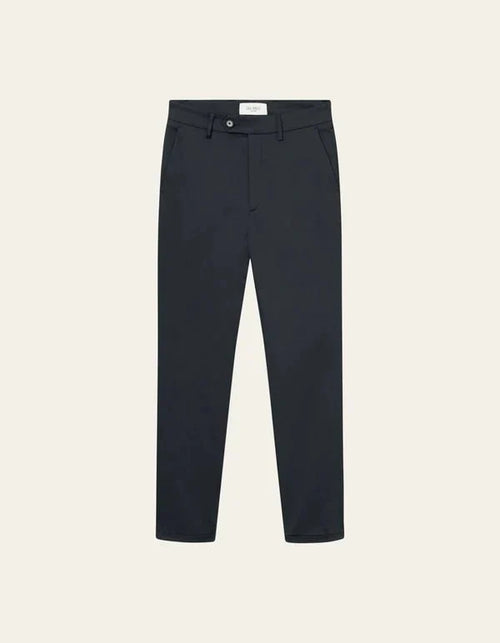 Les Deux - Como Cotton Suit Pants - Dark Navy-Pantalons et Shorts-LDM510125