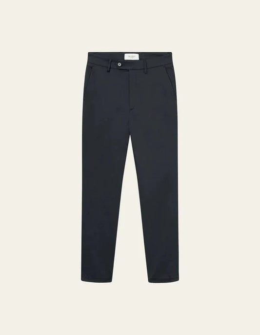 Les Deux - Como Cotton Suit Pants - Dark Navy-Pantalons et Shorts-LDM510125