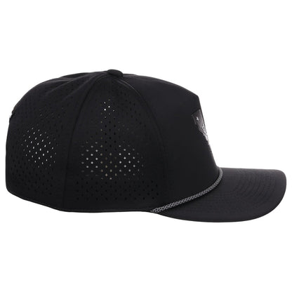 Local Crowns California Reflective 5 Panel Tech w/Rope - Black
