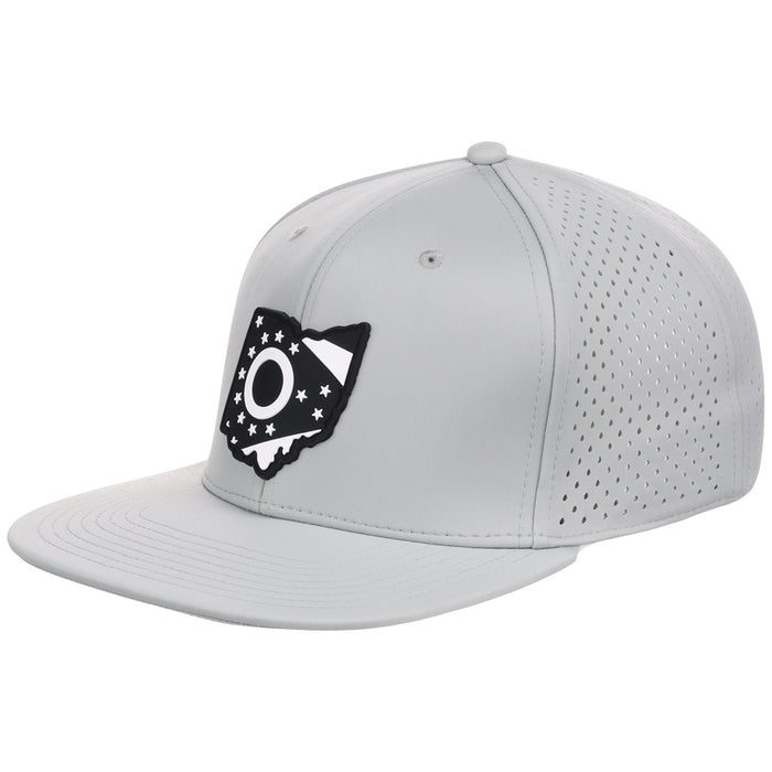 Local Crowns Ohio Performance Flat Bill - Grey