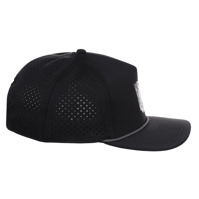 Local Crowns Ohio Reflective 5 Panel Tech w/Rope - Black