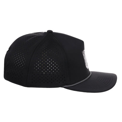 Local Crowns Ohio Reflective 5 Panel Tech w/Rope - Black