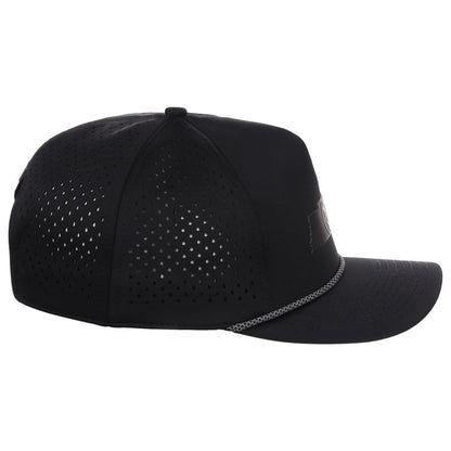 Local Crowns Tennessee Reflective 5 Panel Tech w/Rope - Black