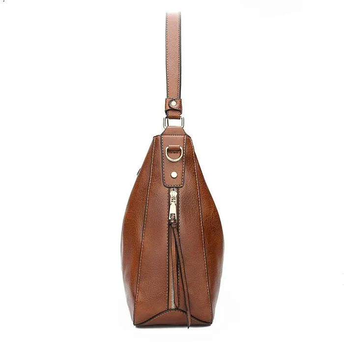 Luxury Anti-Theft Leather Crossbody Bag + Free Coin Purse