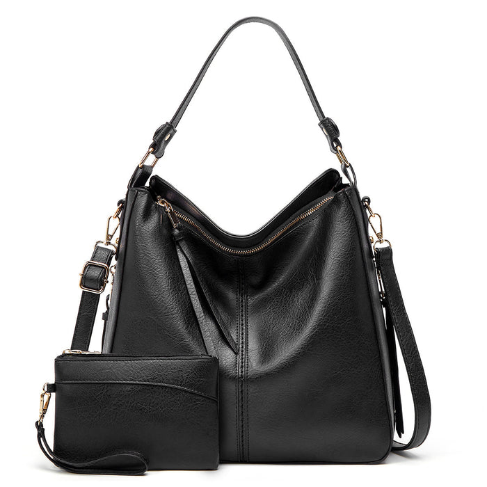 Luxury Anti-Theft Leather Crossbody Bag + Free Coin Purse