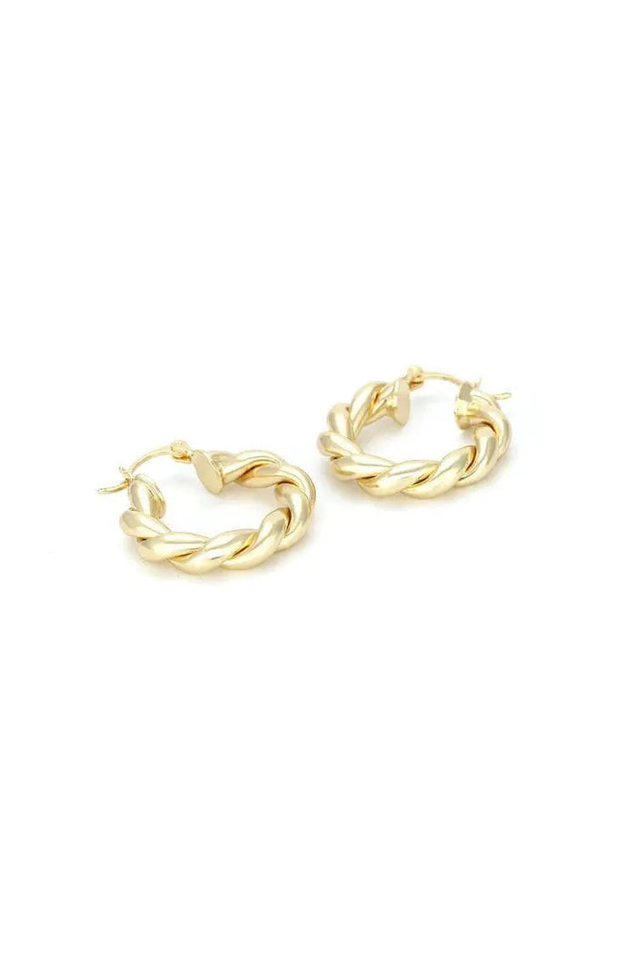 Maina Spiral Circle Earrings