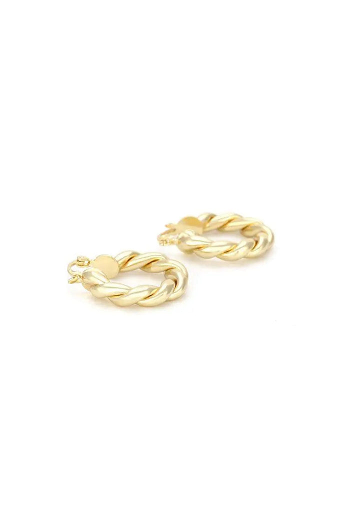 Maina Spiral Circle Earrings