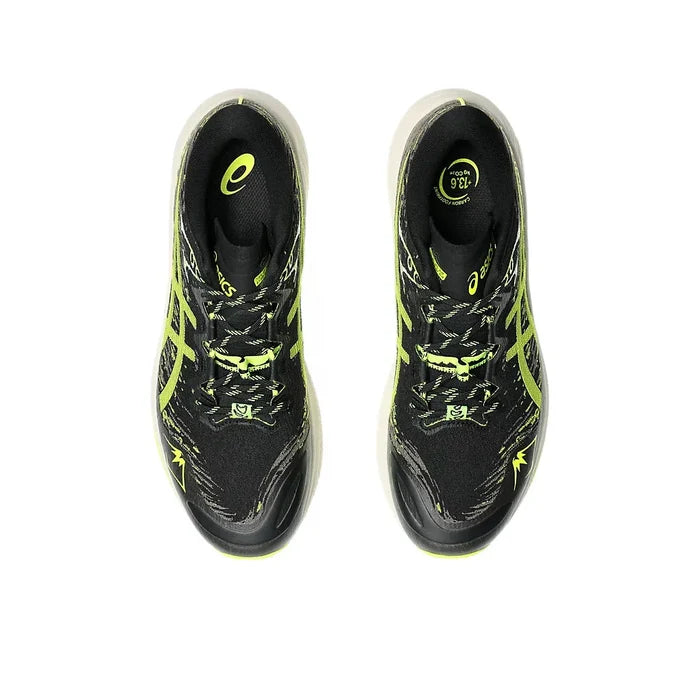 Men's Asics Fuji Lite 5 Black/Safety Yellow-SOULIER, shoes-33-OFF